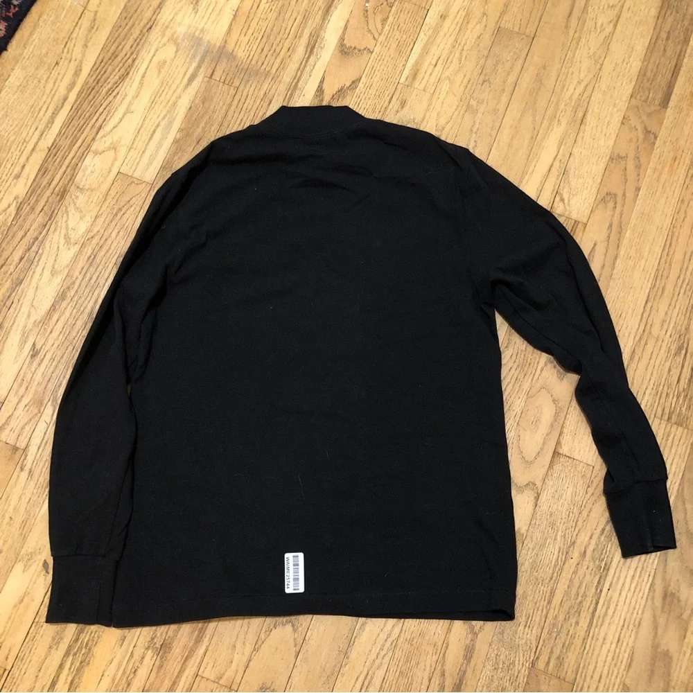 Aimé Leon Dore Black Mock Neck Long Sleeve Sweater Shirt, Size M - Picture 8 of 16